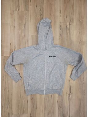 Better Bodies Gray Full Zip Hoodie Sweatshirt